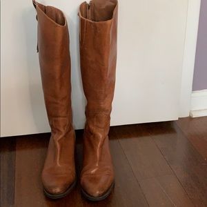 Sam Edelman Whiskey Leather “Penny” Boots